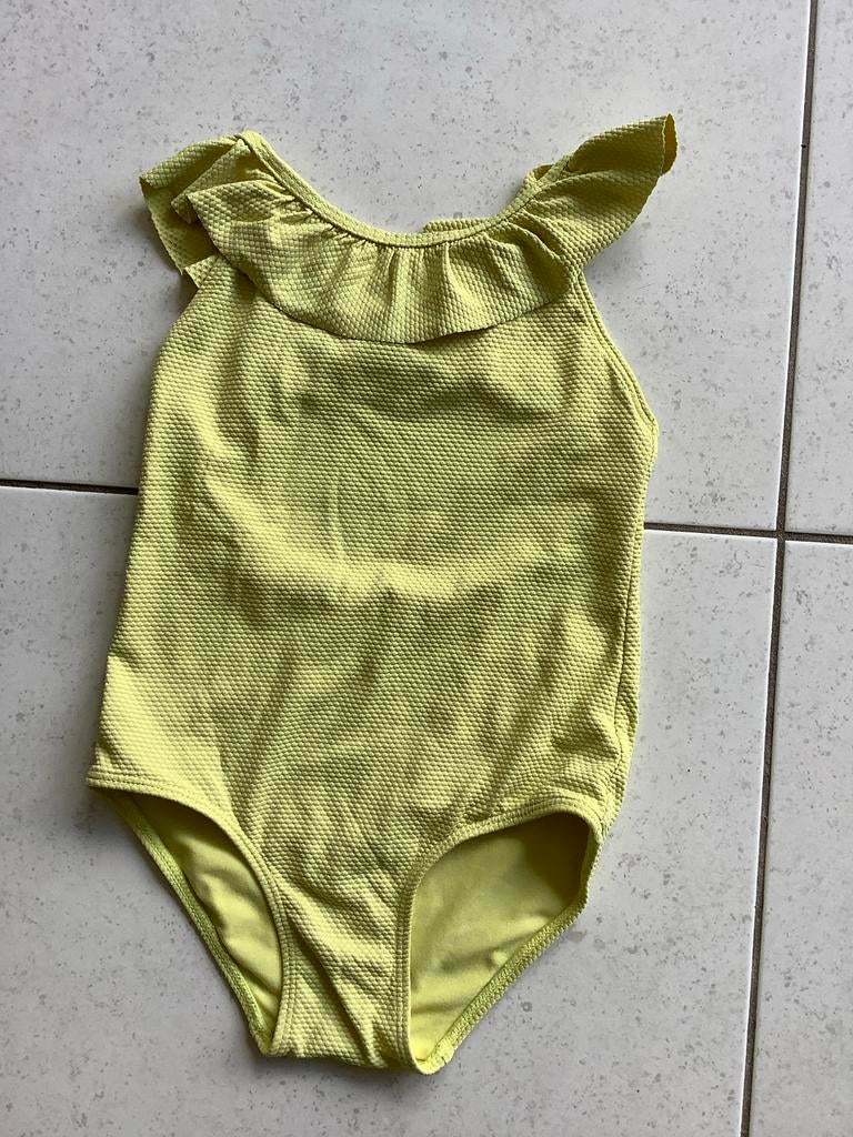 Geel badpakje H&M, Kinderen en Baby's, Kinderkleding | Kinder-zwemkleding, Gebruikt, Maat 104, Meisje, Badpak