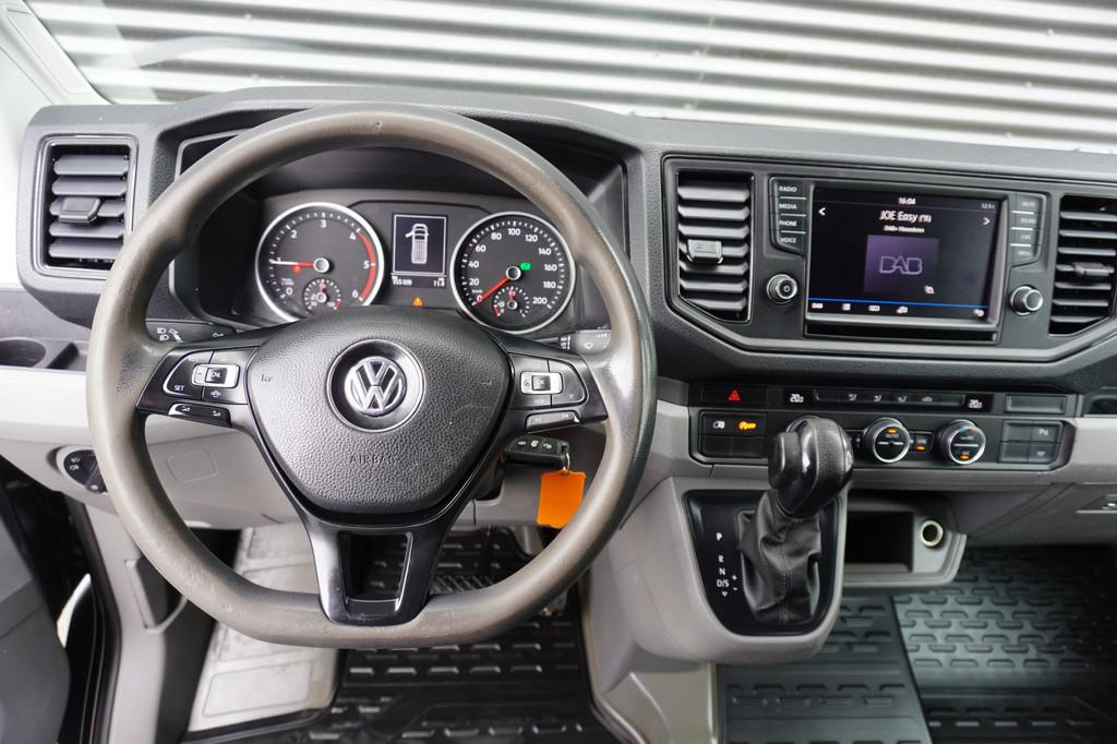 Volkswagen Crafter 35 180pk Automaat L3H3/L2H2 Apple Carplay, Stof, Gebruikt, Zwart, Volkswagen