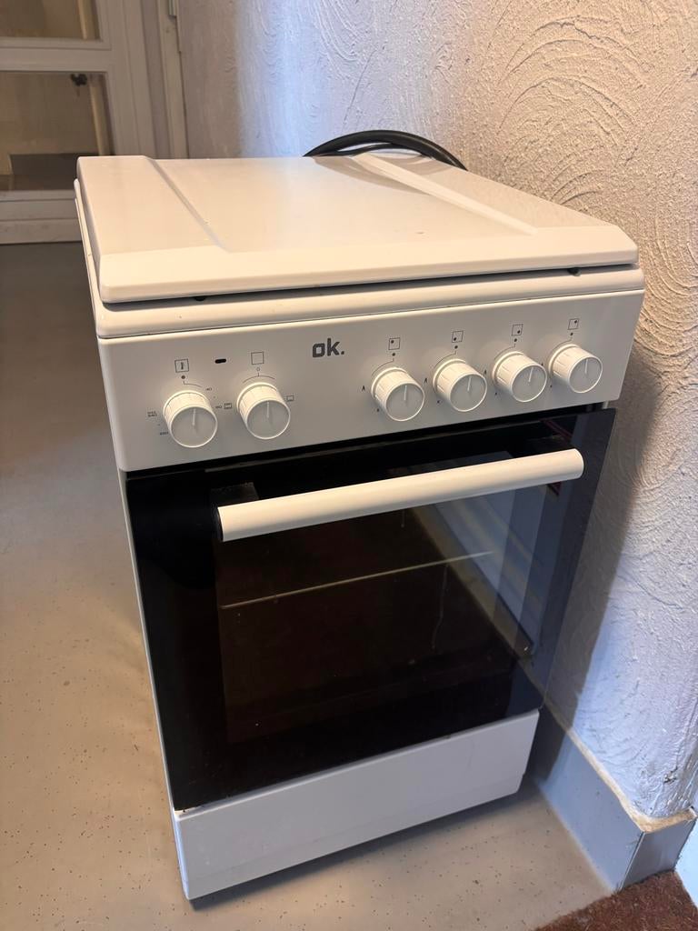 OK. OFC 14116 - Fornuis - Gas - breedte 50 cm, Ophalen, Minder dan 85 cm, Nieuw, 4 kookzones