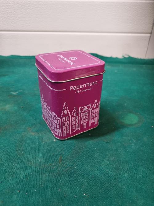 blik pepermunt klein, Ophalen of Verzenden