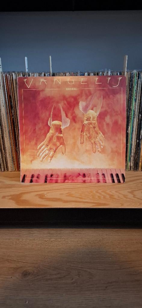 Lp Vangelis - Heaven and Hell Vinyl Prog Rock Nm/Exc, Ophalen of Verzenden, Zo goed als nieuw, 12 inch