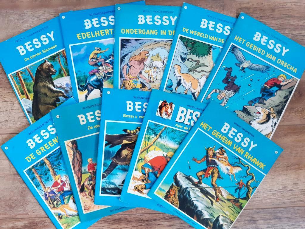 10 Bessy stripboeken, Boeken, Meerdere stripboeken, Ophalen, Gelezen, Willy van der Steen
