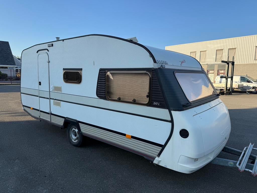 Caravan Solifer 510L 1990, Caravans en Kamperen, Particulier, Rondzit, Tot en met 4