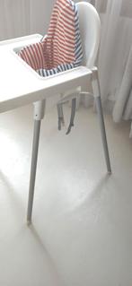 Ikea kinderstoel met blad en stoelverkleiner, Ophalen of Verzenden, Gebruikt, Overige typen, Afneembaar eetblad