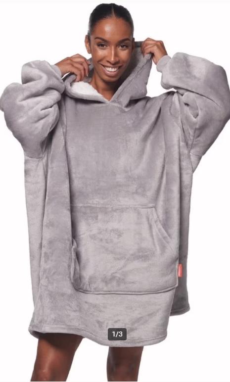 Homie Hoodie - Oversized hoodie - Deken met mouwen - nieuw, Kleding | Dames, Huispakken, Maat 38/40 (M), Beige, Nieuw, Homie