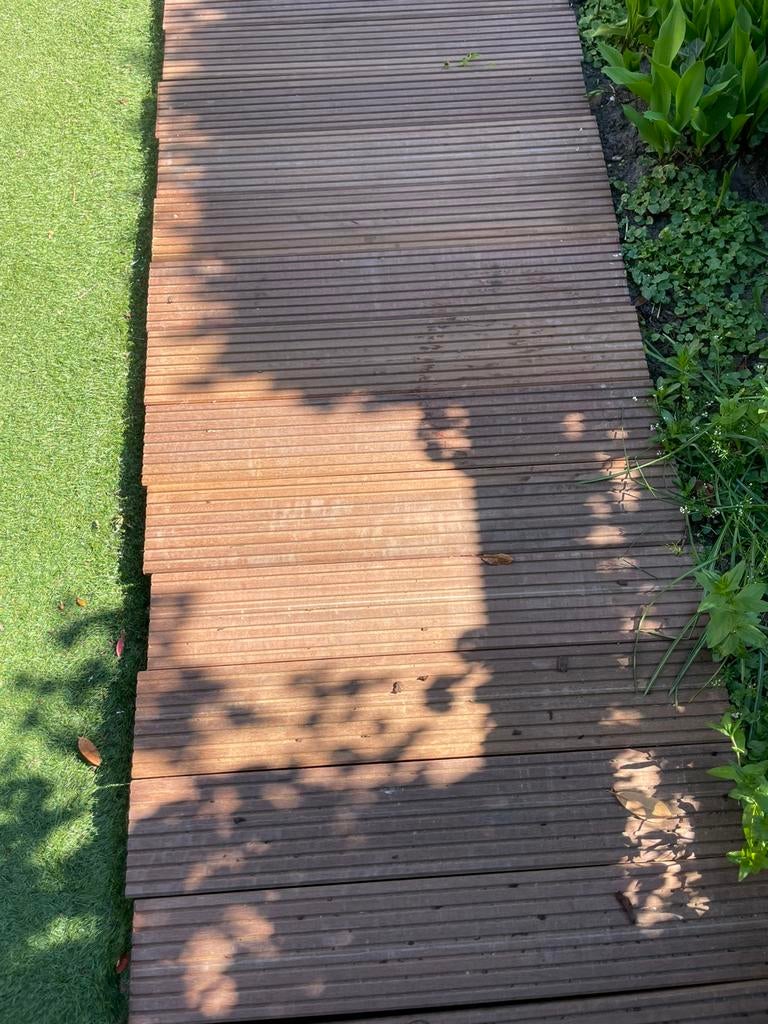 Gezocht: Vlonder planken, Ophalen, Zo goed als nieuw, Hout