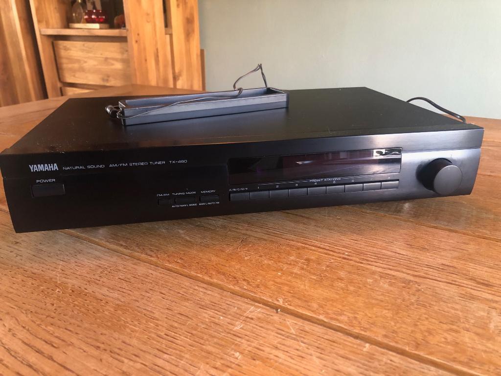Yamaha AM/FM tuner tx 480 met HAMA am/FM antenne, Ophalen of Verzenden, Zo goed als nieuw