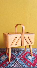 Vintage harmonica kastje / handwerk opbergbox, Gebruikt, Vintage, Ophalen of Verzenden, Nvt