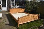 bedombouw met bedbodem 200 x 220, Huis en Inrichting, Slaapkamer | Bedden, Ophalen, Gebruikt, Bruin, Klassiek