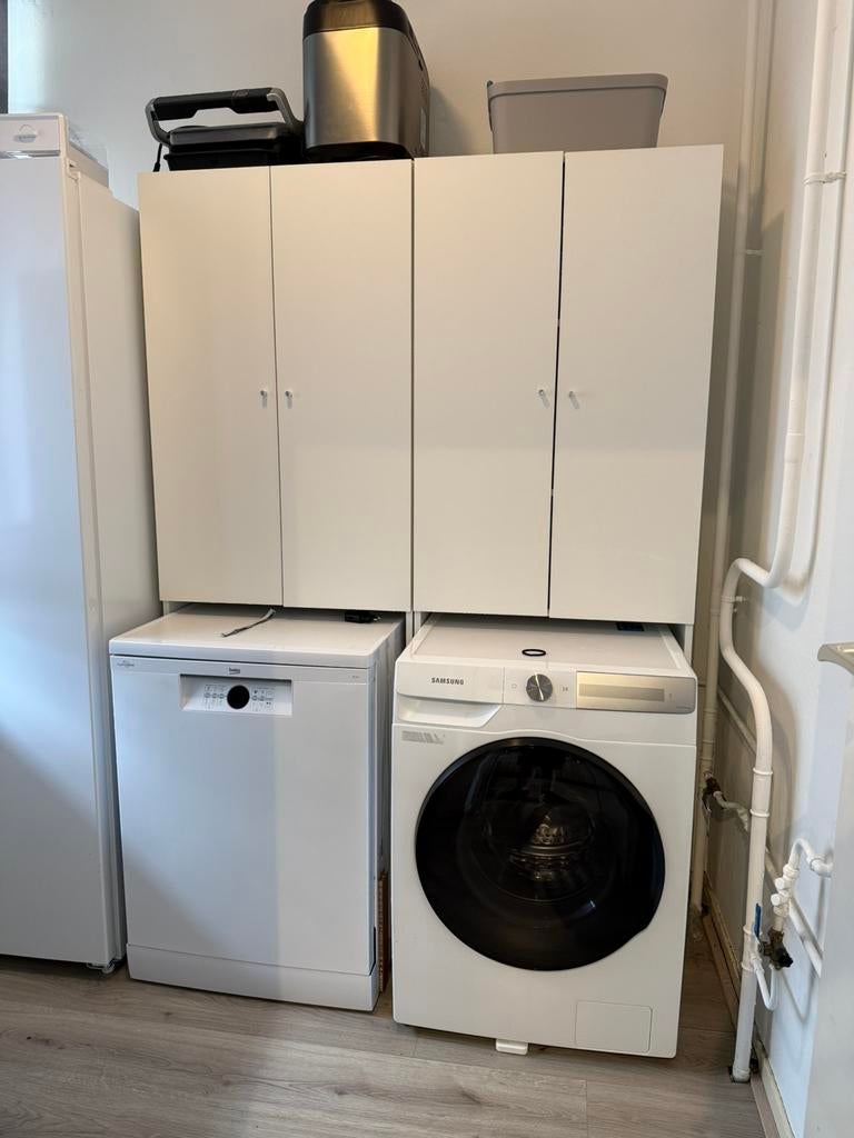2x ikea Nysjon was/droog/vaat machine kasten, Huis en Inrichting, Ophalen, Zo goed als nieuw