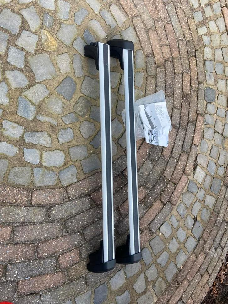 Originele BMW dakdragers F45, F31 (met dakrail), Auto diversen, Dakdragers, Gebruikt, Ophalen of Verzenden
