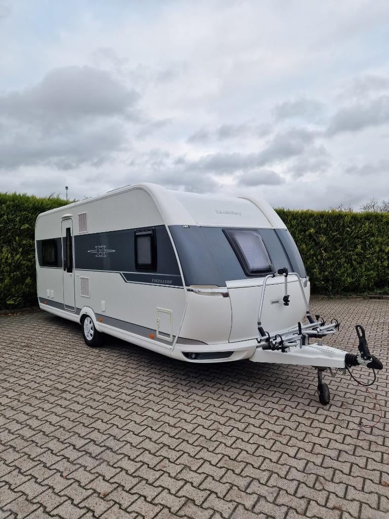 Hobby Excellent 540 UFE – 2018 – Nette caravan – 1e eigenaar, Rondzit, Hobby, Particulier, 5 tot 6 meter