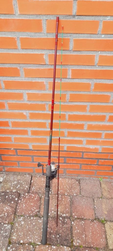 Silstar Winkelpicker met Ultralite draaiende molen, Watersport en Boten, Ophalen of Verzenden, Gebruikt, Complete hengel