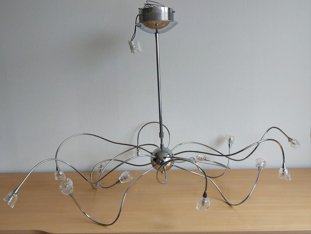 Plafondlamp led kelkjes, Ophalen, Zo goed als nieuw, Metaal