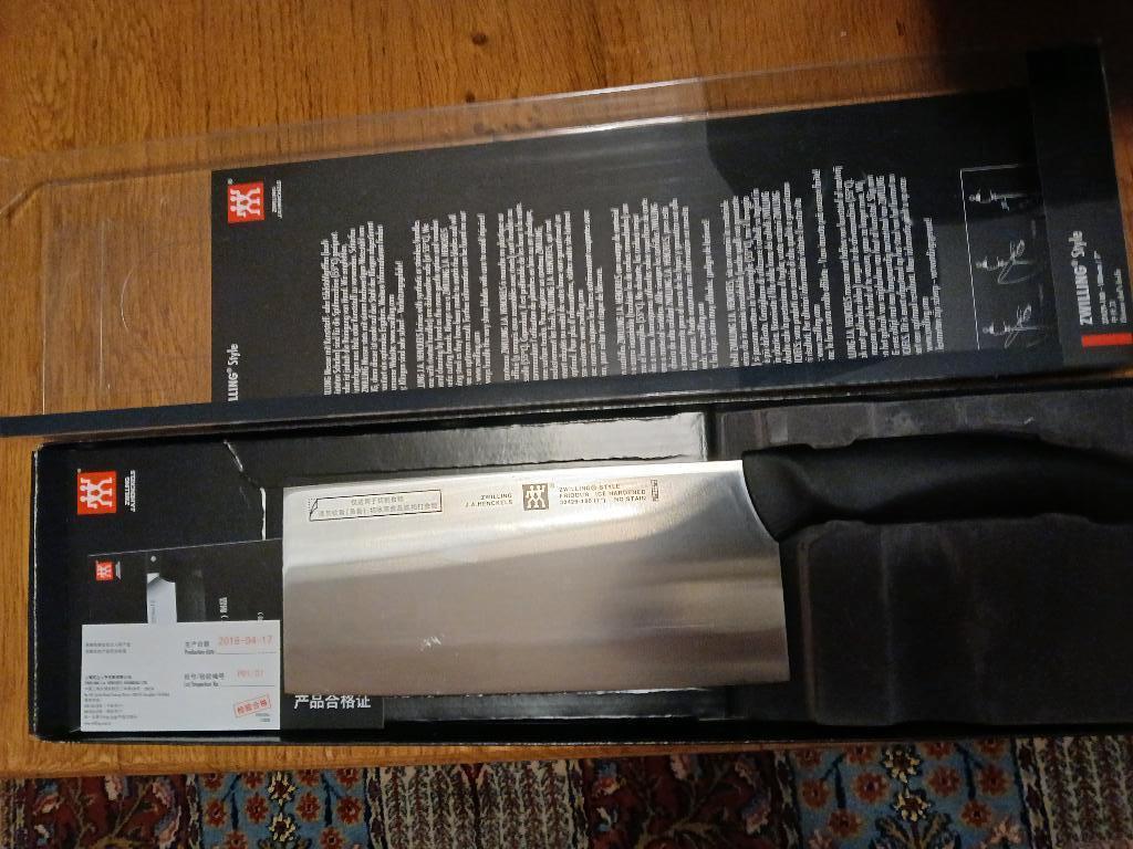 Zwilling hakmes, Huis en Inrichting, Ophalen of Verzenden, Nieuw, Rvs of Chroom