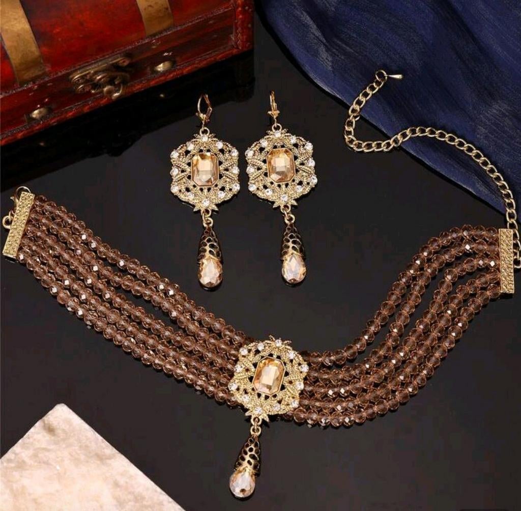 Marokkaans sieraden set, Ophalen, Overige materialen, Nieuw, Met kristal