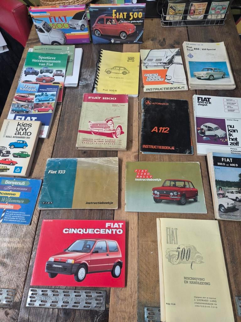 Fiat boekjes diverse, Ophalen of Verzenden