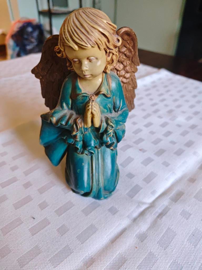 Biddende engel beeldje van een engel, Alle leeftijden, Ophalen of Verzenden, Gebruikt, Amerikaans