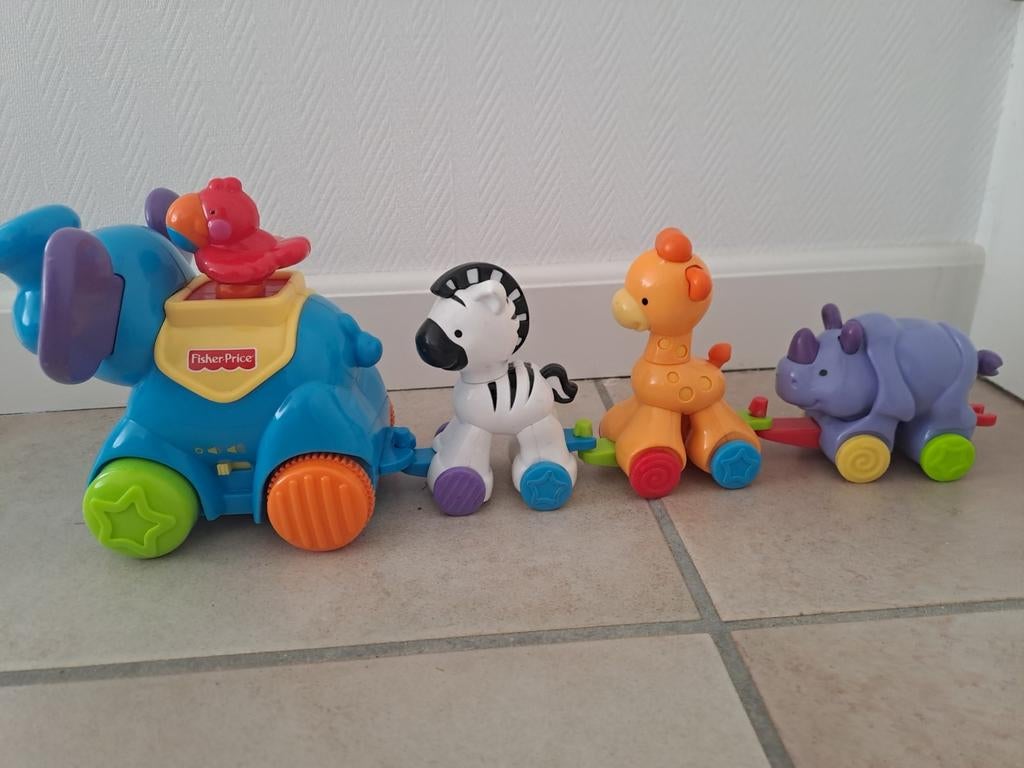 Dierentrein Fisher price, Ophalen, 6 maanden tot 2 jaar