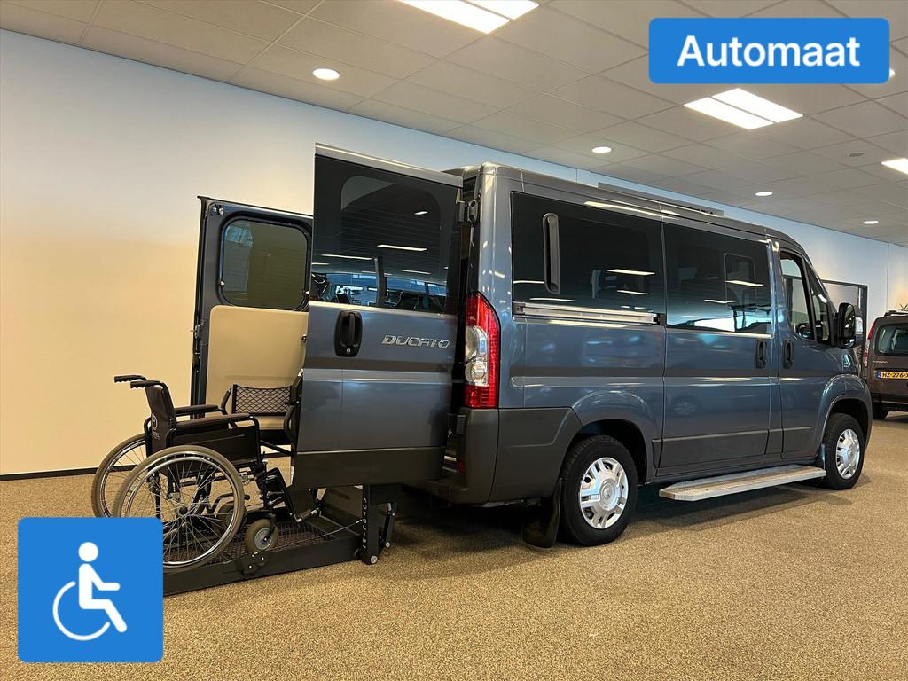 Fiat Ducato L1H1 Rolstoelbus Automaat 5+1, Auto's, Automaat, Gebruikt, Zwart, Bedrijf
