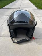 Vinz Helmen - Zwart en Wit Scooter/Brommer Helm (Maat M & L), Fietsen en Brommers, Brommerhelmen, Ophalen, Gebruikt