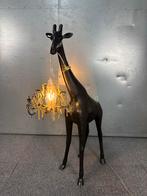 Qeeboo Giraffe S Design Lamp - Zwart met Kroonluchter, Nijverheidsweg 13b, Ophalen of Verzenden, Zo goed als nieuw, Gnr trading
