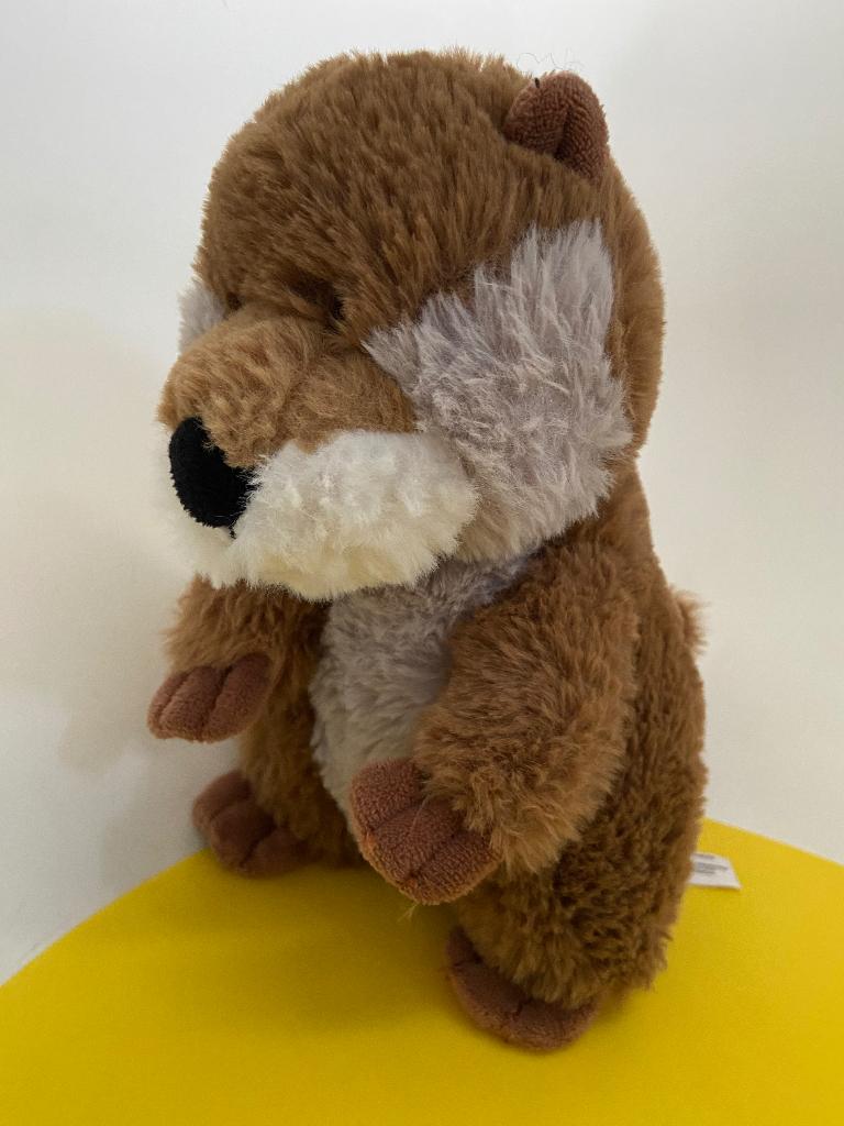 5980 hema otter bruin grijs, Kinderen en Baby's, Speelgoed | Knuffels en Pluche, Ophalen of Verzenden, Zo goed als nieuw, Overige typen