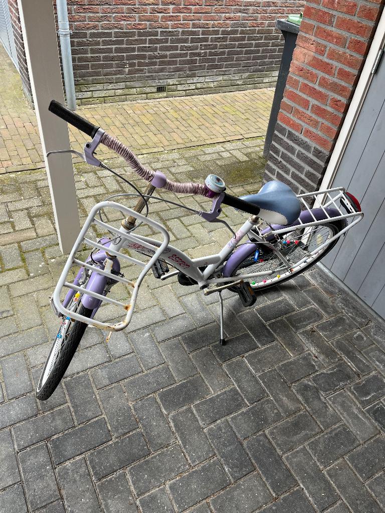 Fiets meisje, Ophalen, Gebruikt, 16 inch, Handrem