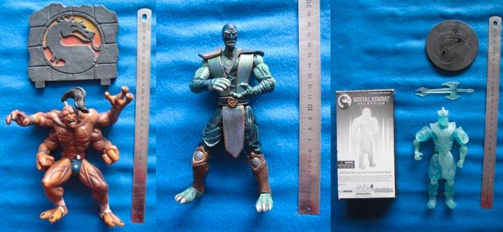 Mortal Kombat figuren Goro, Reptile, Sub Zero, Verzamelen, Speelgoed, Zo goed als nieuw, Ophalen of Verzenden