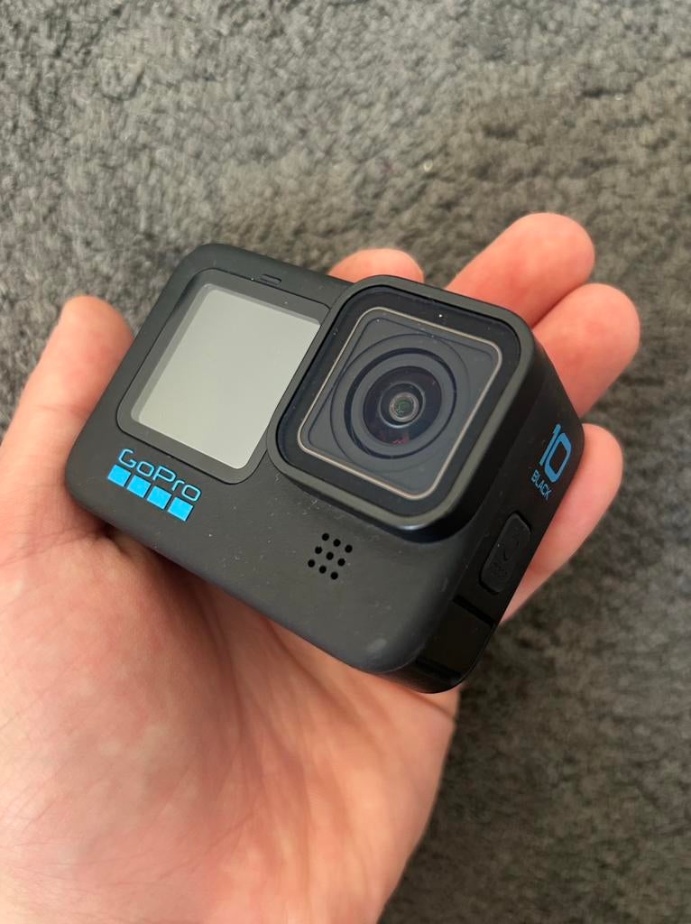 Complete: GoPro HERO 10 zwart, Audio, Tv en Foto, Actiecamera's, Ophalen of Verzenden, Zo goed als nieuw, GoPro