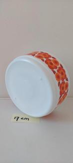 Vintage Arcopal Lotus schaal oranje 17 cm jaren 70, Huis en Inrichting, Keuken | Servies, Eu, Eu, Ophalen of Verzenden, Overige stijlen