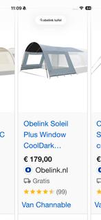 Obelink luifel (1x gebruikt), Caravans en Kamperen, Tenten, Ophalen of Verzenden, Nieuw