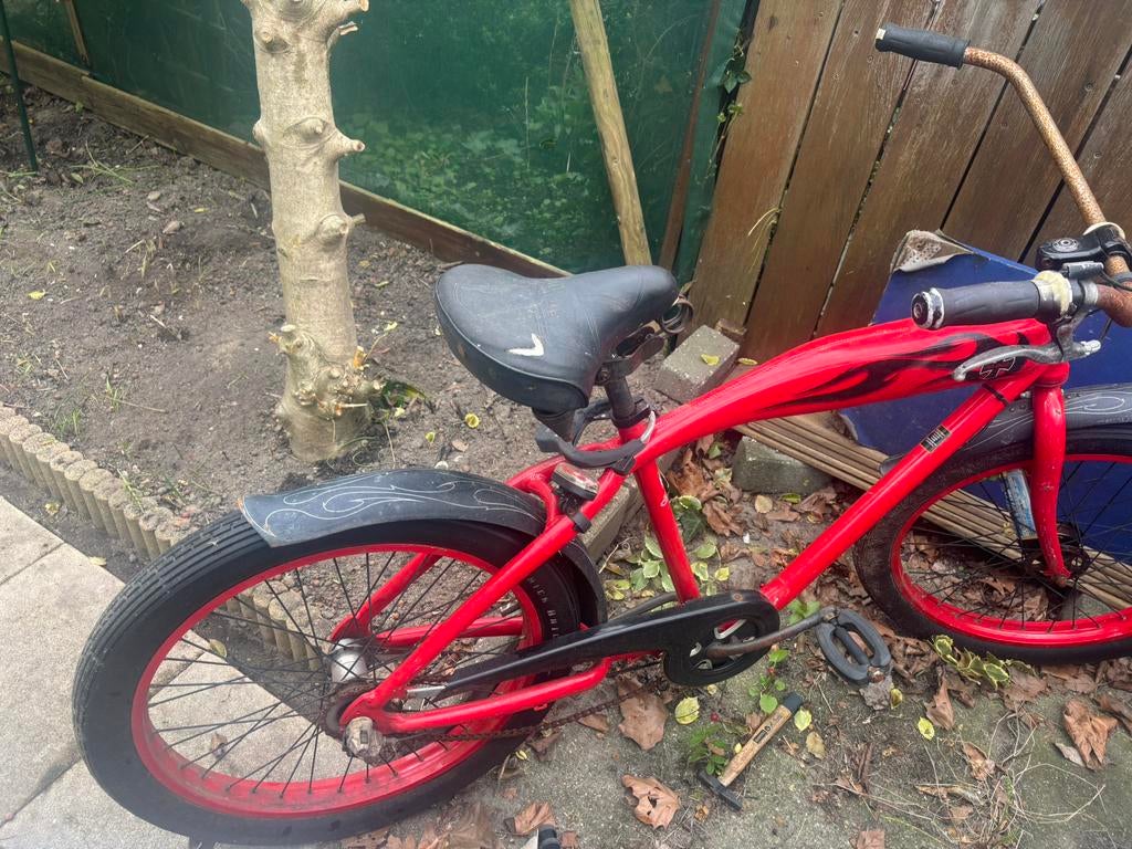 Heren/jongens fiets, Fietsen en Brommers, Ophalen of Verzenden, Gebruikt, Staal