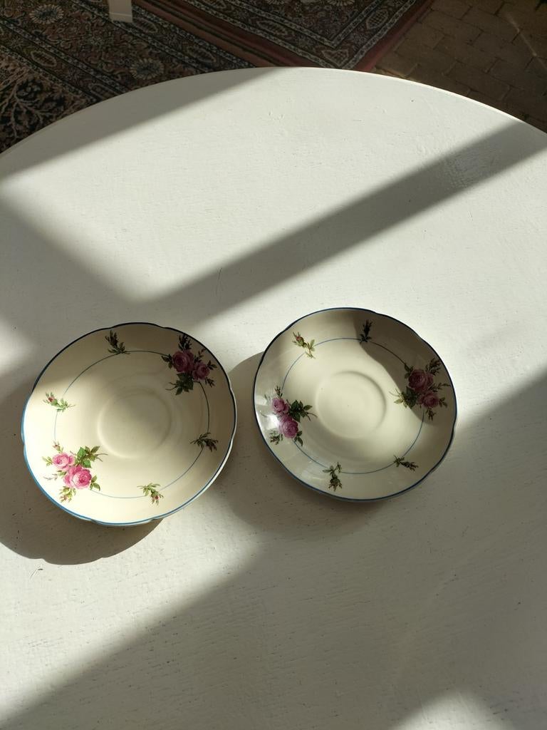 2 schotels gemerkt plateel, Ophalen of Verzenden