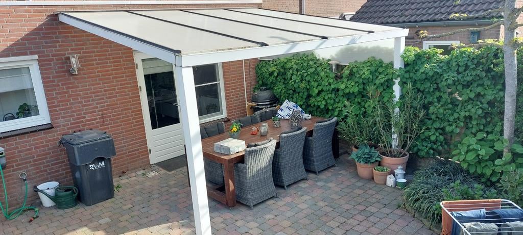 aluminium overkapping 400x350, Ophalen, Gebruikt, Overige typen