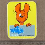 sticker walibi flevo, Verzenden, Zo goed als nieuw