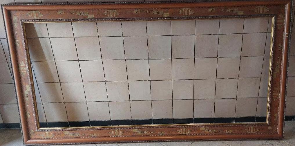 Zeer grote Schilderijlijst/spiegellijst ca 100 jaar oud, Antiek en Kunst, Ophalen