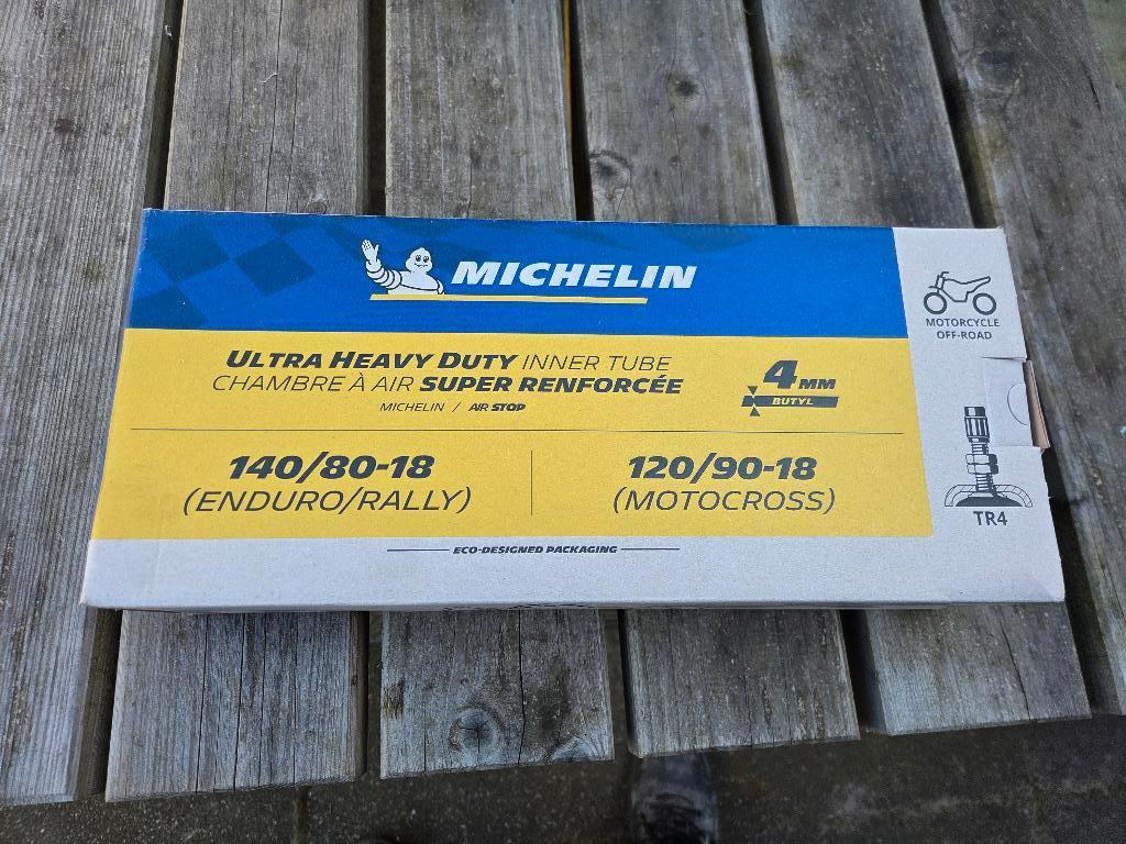 Michelin ultra heavy duty binnenband 140/80-18 of 120/90-18, Motoren, Ophalen of Verzenden, Nieuw