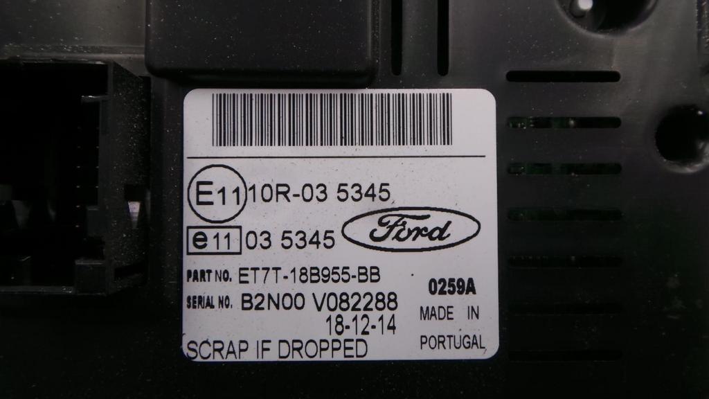 FORD FIESTA INFORMATIE DISPLAY 2015, Auto-onderdelen, Overige Auto-onderdelen, Gebruikt, ARN erkend, Stiba lid, Erkend duurzaam