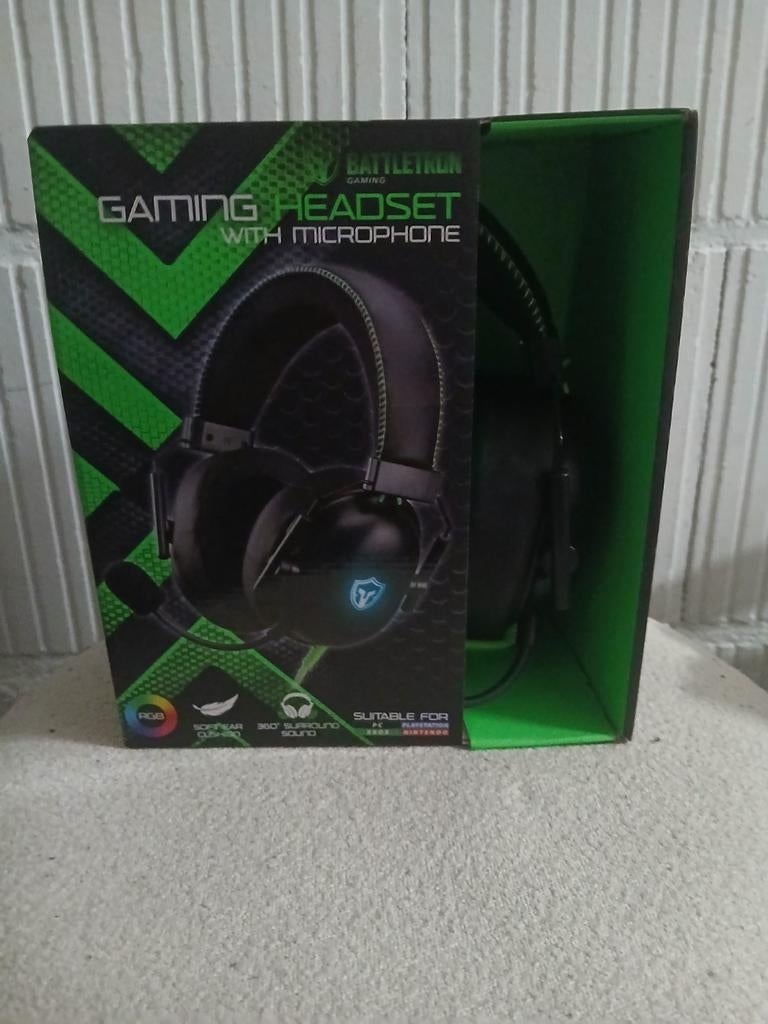 Gaming headset battletron, Ophalen, Zo goed als nieuw, Battletron Gaming, Over-ear