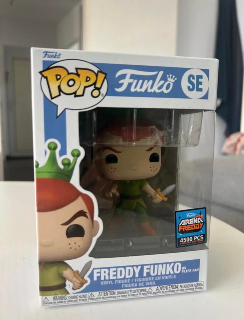 Freddy Funko as peter pan- limited edition, Verzamelen, Ophalen, Zo goed als nieuw