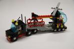 6357LEGOzwarte vrachtauto en dieplader en helikopter, Ophalen of Verzenden, Gebruikt, Complete set, Lego
