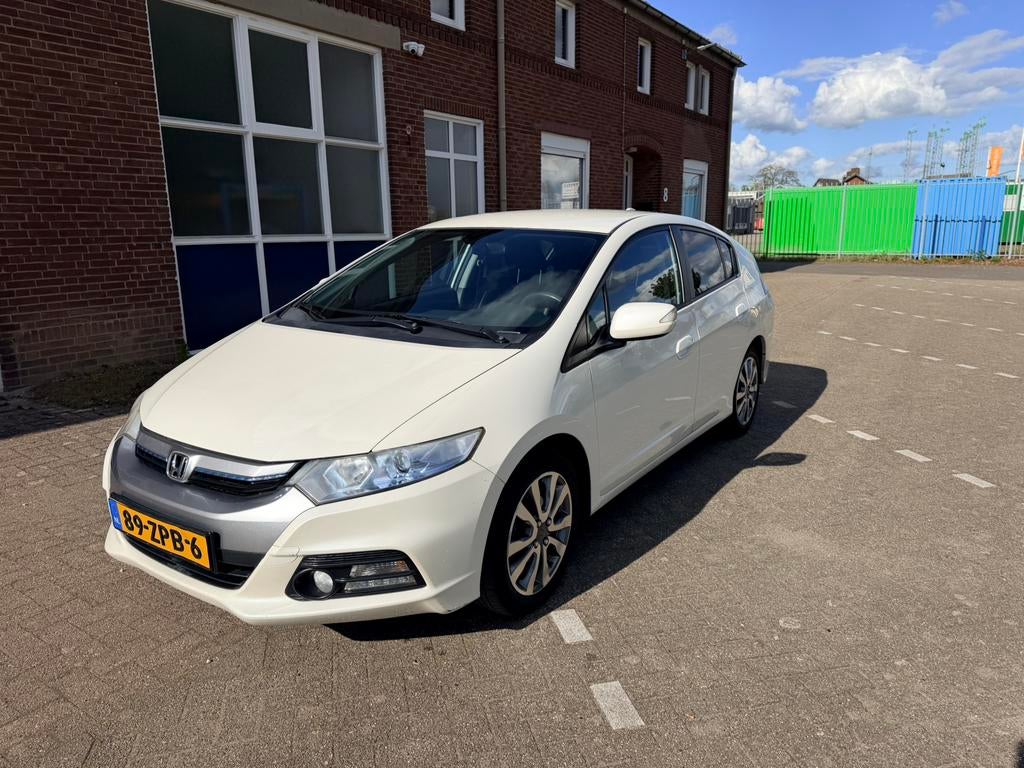 Honda Insight 1.3 Hybrid AUT 2012 Wit, Zwart, 4 cilinders, Automatische klimaatregeling, Leder en Stof