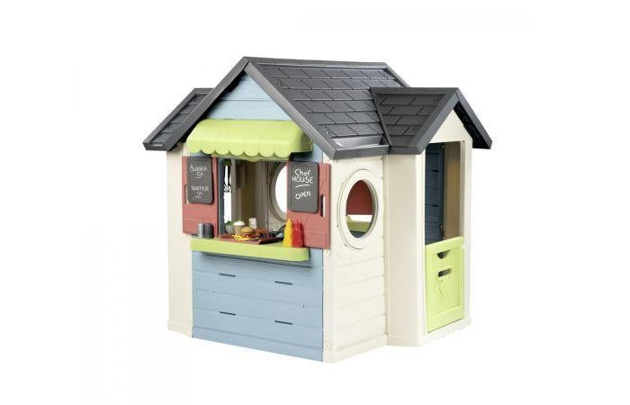 Smoby S. Life Chef House speelhuis met keuken en winkel €269, Ophalen of Verzenden, Nieuw