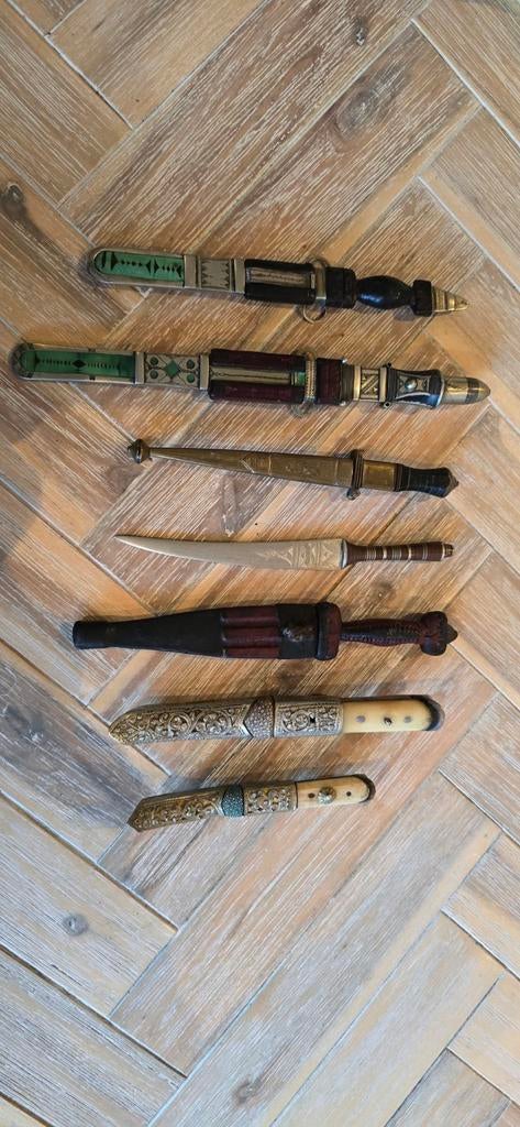 Antieke Indonesische traditionele messen, Antiek en Kunst, Ophalen of Verzenden