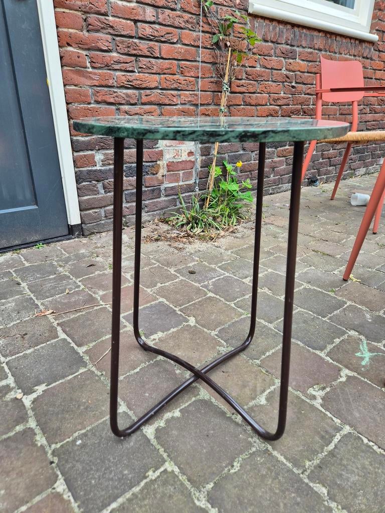 Bijzettafeltje Dutchbone, Ophalen, 50 tot 100 cm, Bruin, Rond