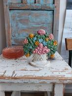 Gietijzeren deurstopper "boeket in vaas", Antiek en Kunst, Ophalen of Verzenden