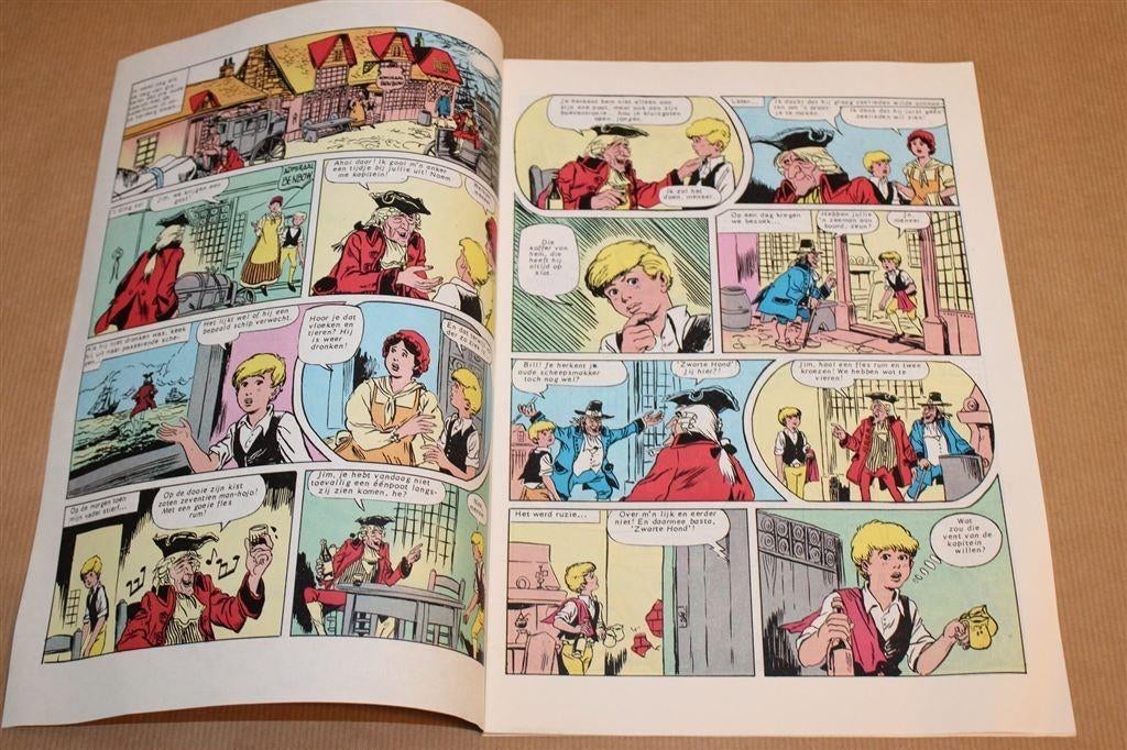 Schateiland — Toppers in Strip, Stevenson 1974, Eén stripboek, Ophalen of Verzenden, Gelezen