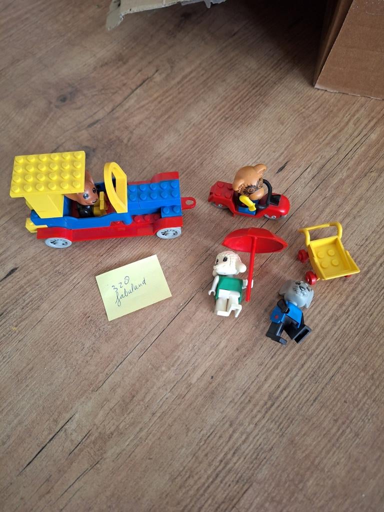 Lego Duplo Fabuland set met figuren en voertuigen, Inclusief minifiguren, Gebruikt, Overige thema's, Ophalen of Verzenden