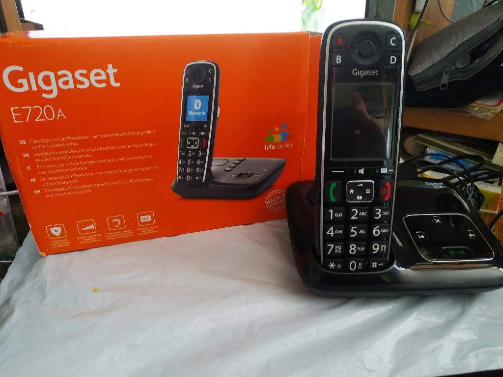 Gigaset E720A - draadloze premium seniorentelefoon, Ophalen of Verzenden, Zo goed als nieuw, 1 handset